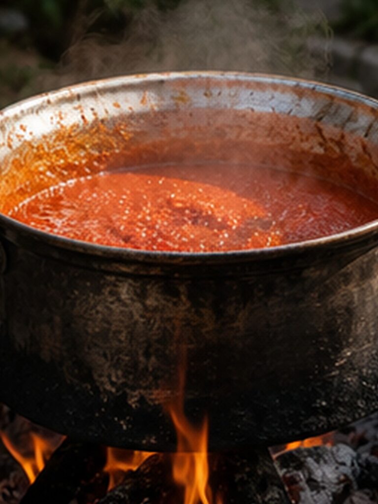 Как приготвят лютеницата в Логодаж с лек опушен вкус